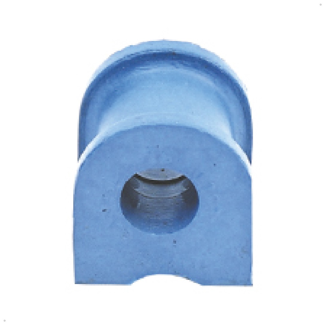 Bucha da Barra Estabilizadora Dianteira (Azul) (Furo Ø 15 mm) para Fiat Uno - Sampel - 1101