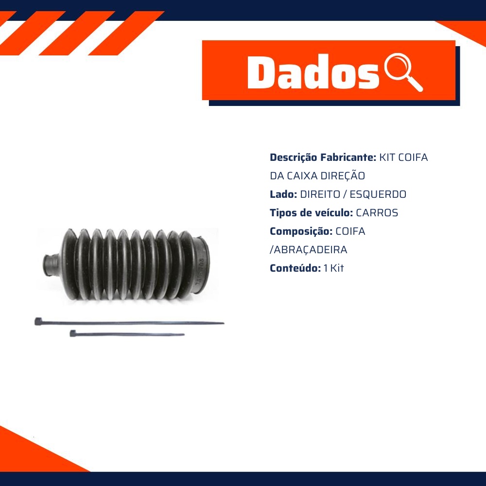 Kit Coifa Da Caixa Direção - Sampel - SK1404