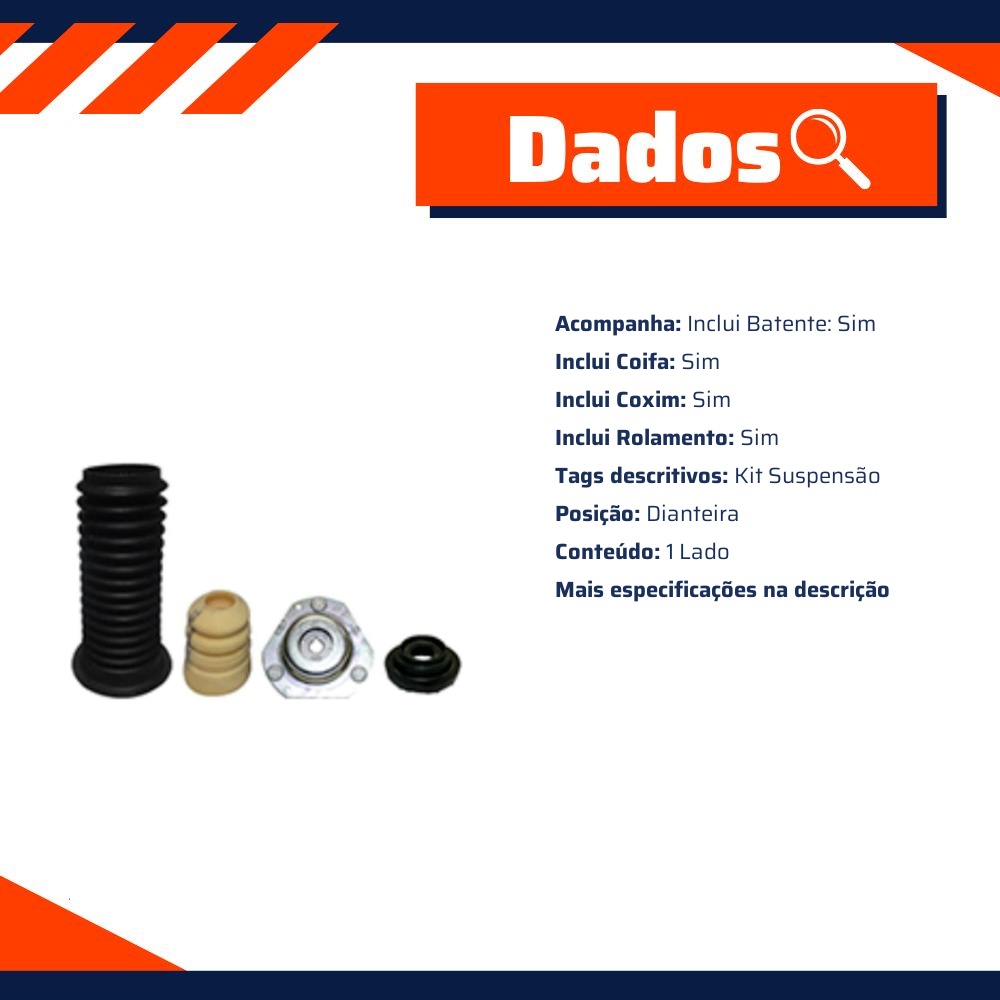 Kit do Amortecedor Dianteiro Esquerdo - Sampel - SK239S