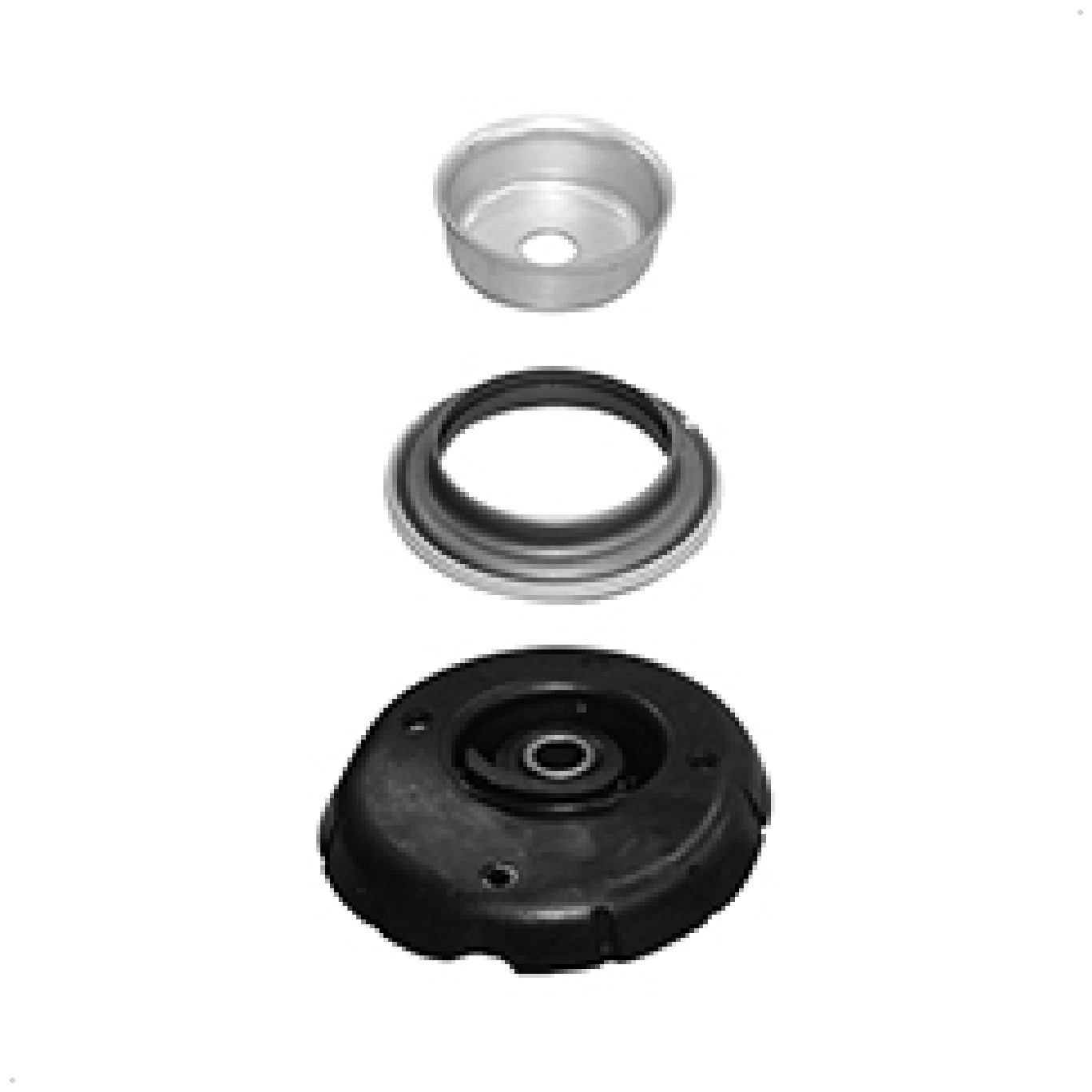 Suporte do Amortecedor Dianteira com Rolamento Skf e Caneca para Citroen C3 Picasso e Peugeot 208 - Sampel - 8080AC