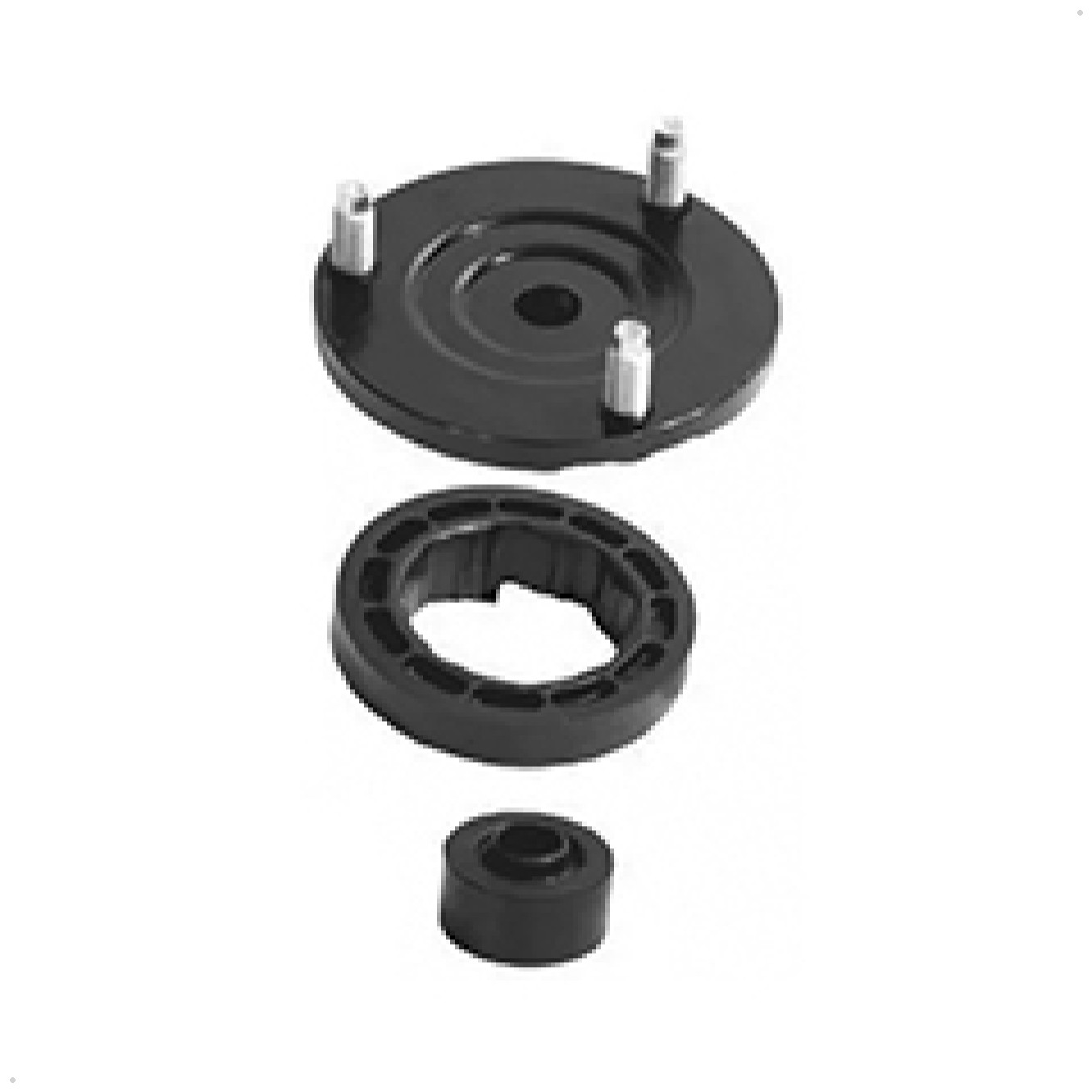Suporte do Amortecedor Dianteiro com Calço de Mola Desnivela para Chevrolet S10 e Trailblazer - Sampel - 3172