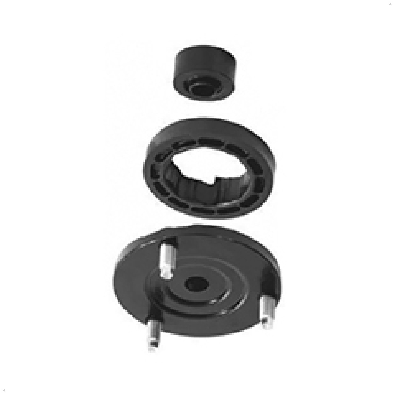 Suporte do Amortecedor Dianteiro com Calço de Mola Desnivela para Chevrolet S10 e Trailblazer - Sampel - 3172