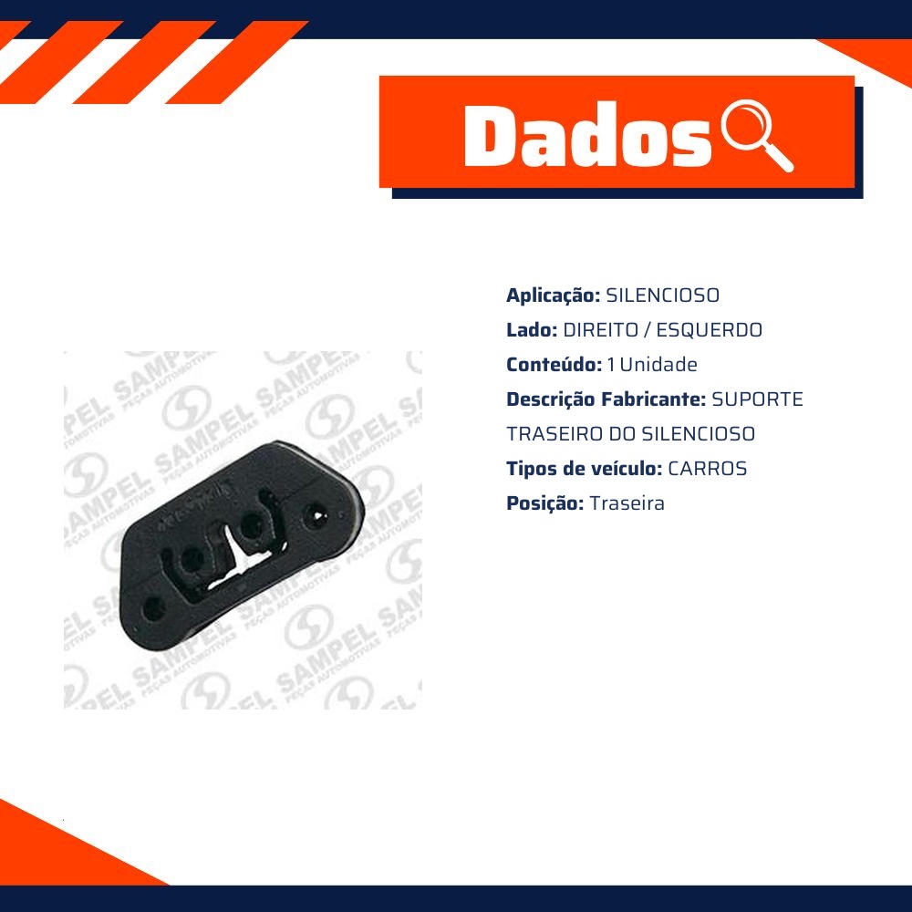 Coxim Silencioso - Sampel - 1064