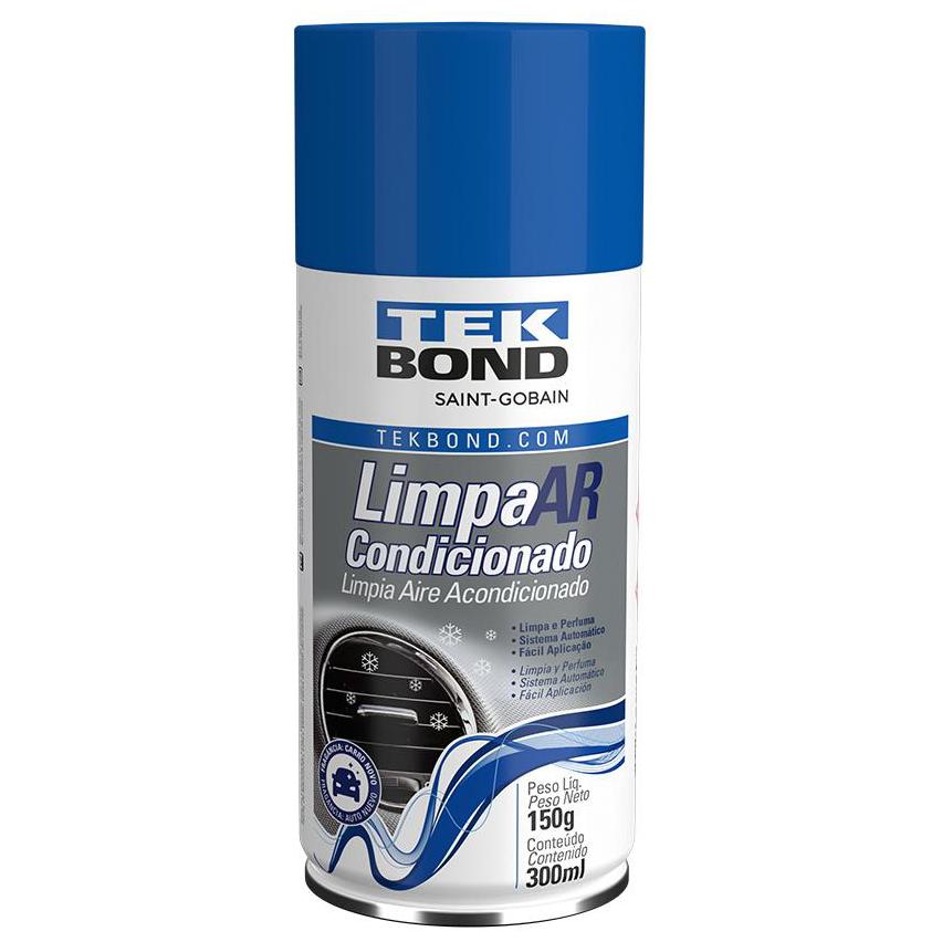 Limpa Ar Condicionado Carro Novo 300 ml - Tekbond - LCC3697