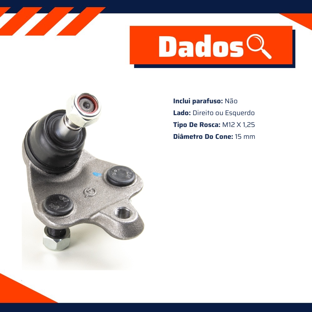 Pivô de Suspensão para Toyota Corolla - Viemar - 503235