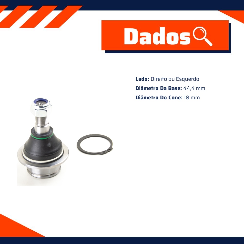 Pivô de Suspensão Inferior para Ford Explorer e Ranger - Viemar - 503068