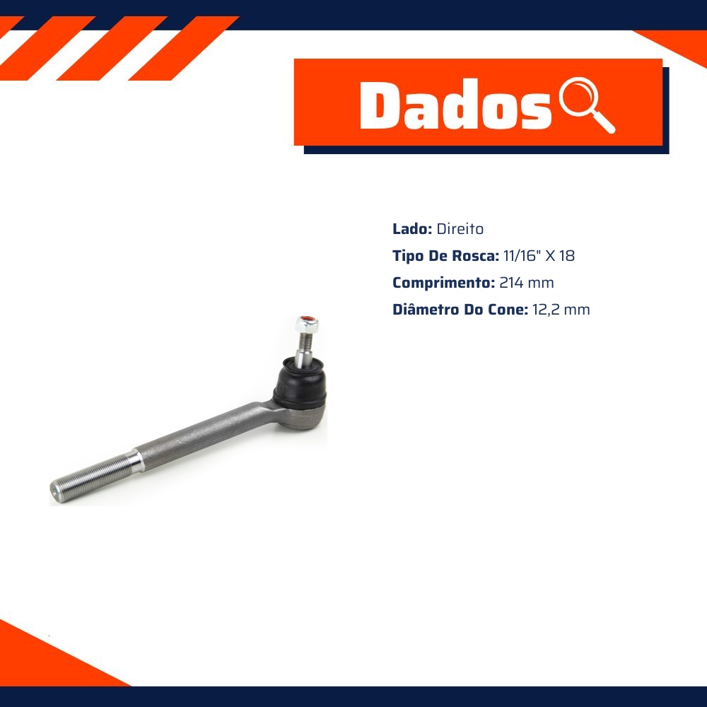 Terminal de Direção para Chevrolet Blazer e S10 - Viemar - 335062