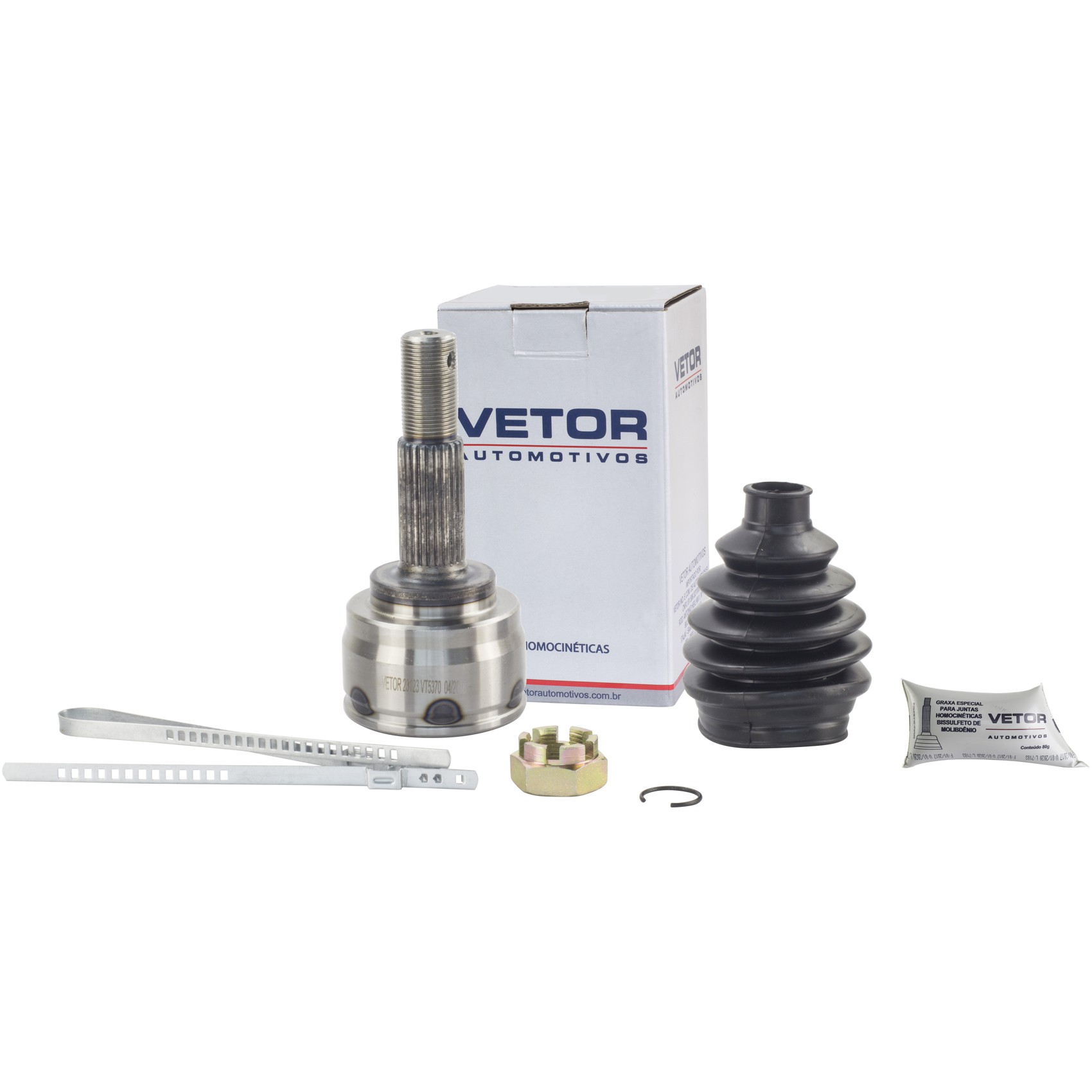 Junta Homocinética Dianteira Roda para Câmbio Manual para Nissan March e Versa - Vetor - VT5370