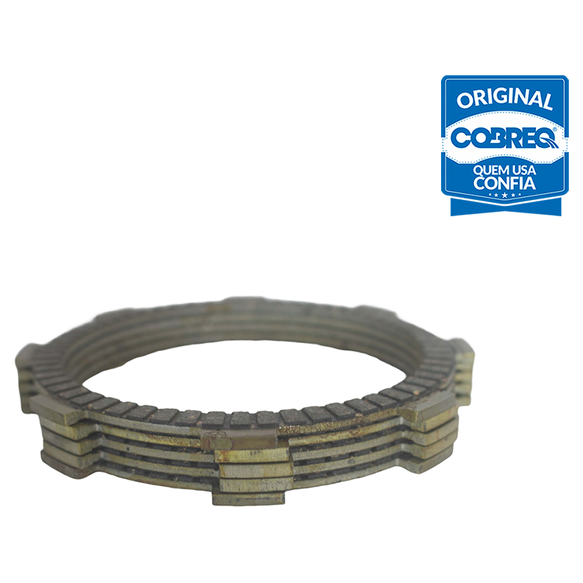 Disco de Embreagem para Yamaha Crypton 105 e Crypton T115 - Cobreq - 0013-DE