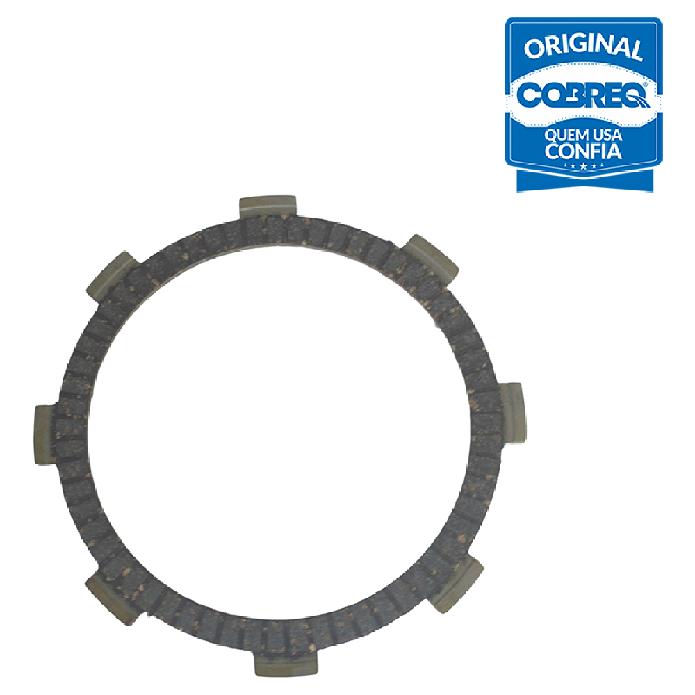 Disco de Embreagem para Yamaha Crypton 105 e Crypton T115 - Cobreq - 0013-DE