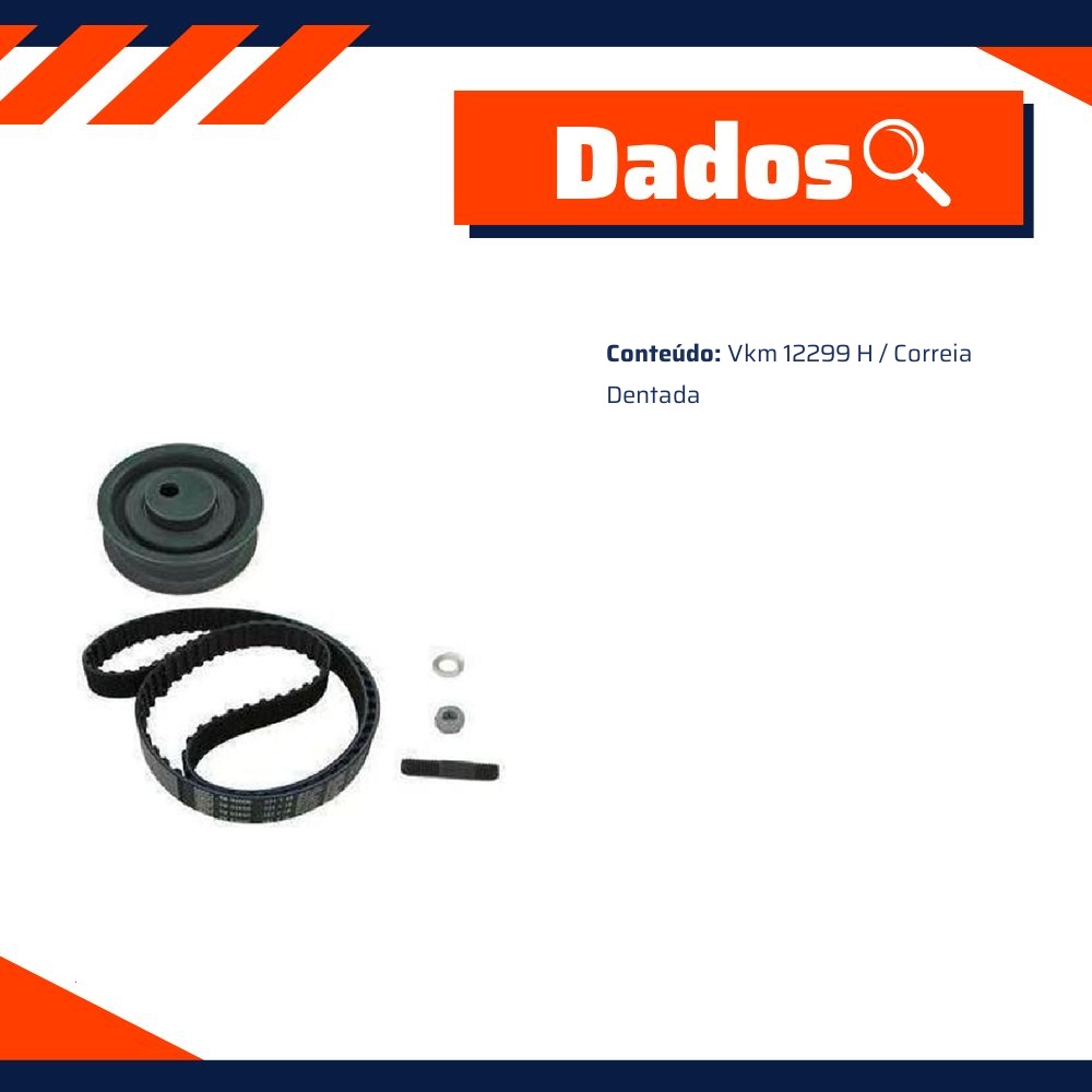 Kit Correia Dentada Sincronizadora - SKF - VKMA 02299 B