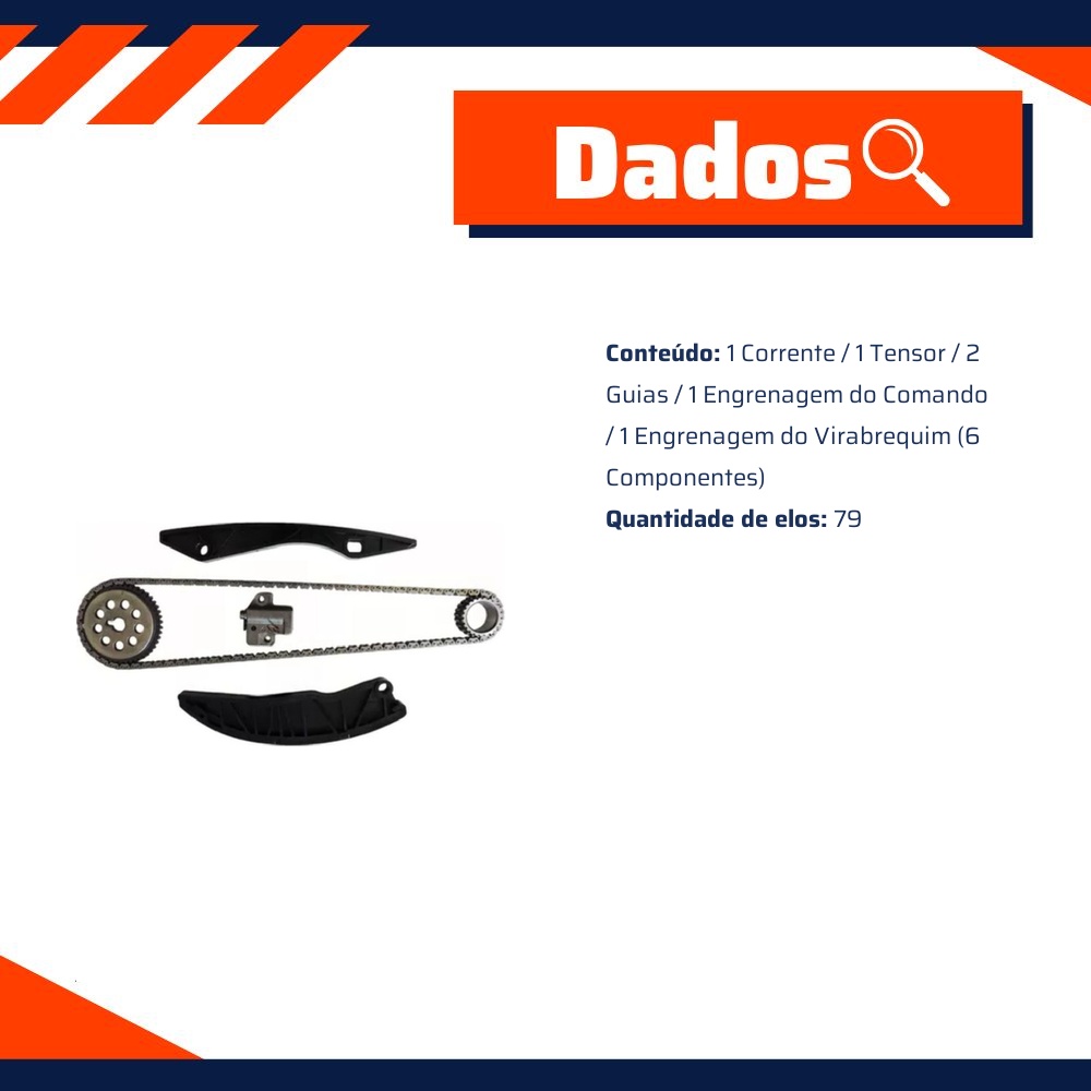 Kit Corrente Distribuição - SKF - VKML 45000 A