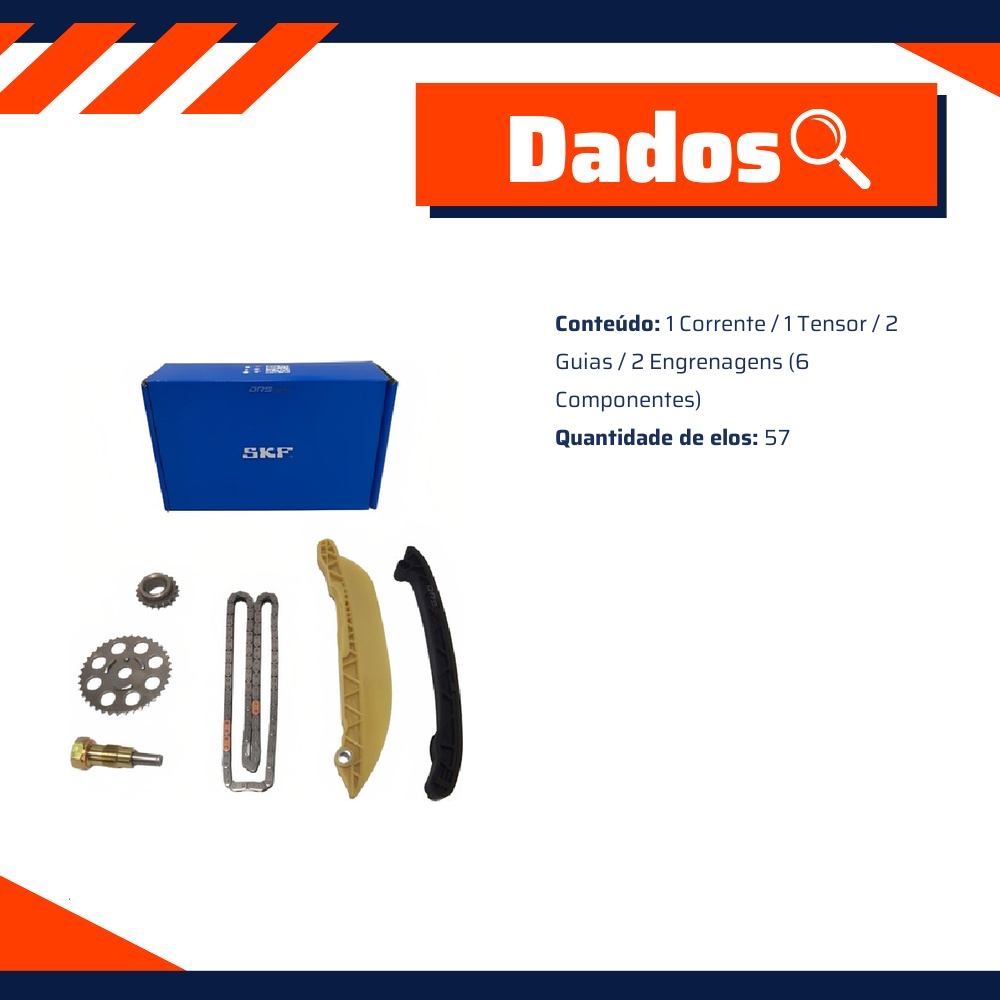 Kit Corrente Distribuição - SKF - VKML 84012 A