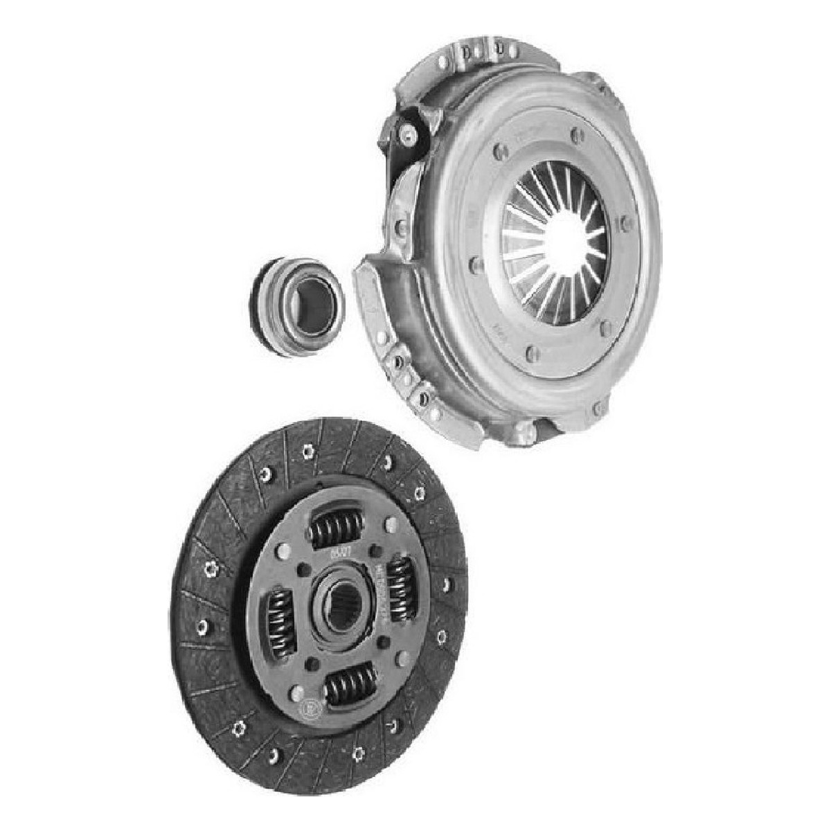 Kit de Embreagem com Disco, Platô e Rolamento para Peugeot 206 - LuK - 618 3038 00