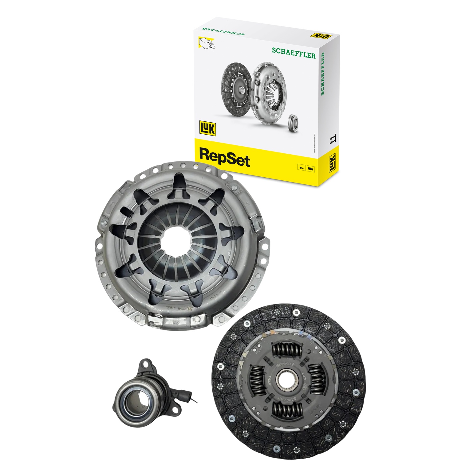 Kit de Embreagem com Disco, Platô e Atuador para Toyota Etios e YARIS - LuK - 621 3132 33