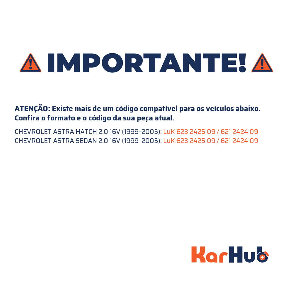 Kit Embreagem - LuK - 623 2425 09 0