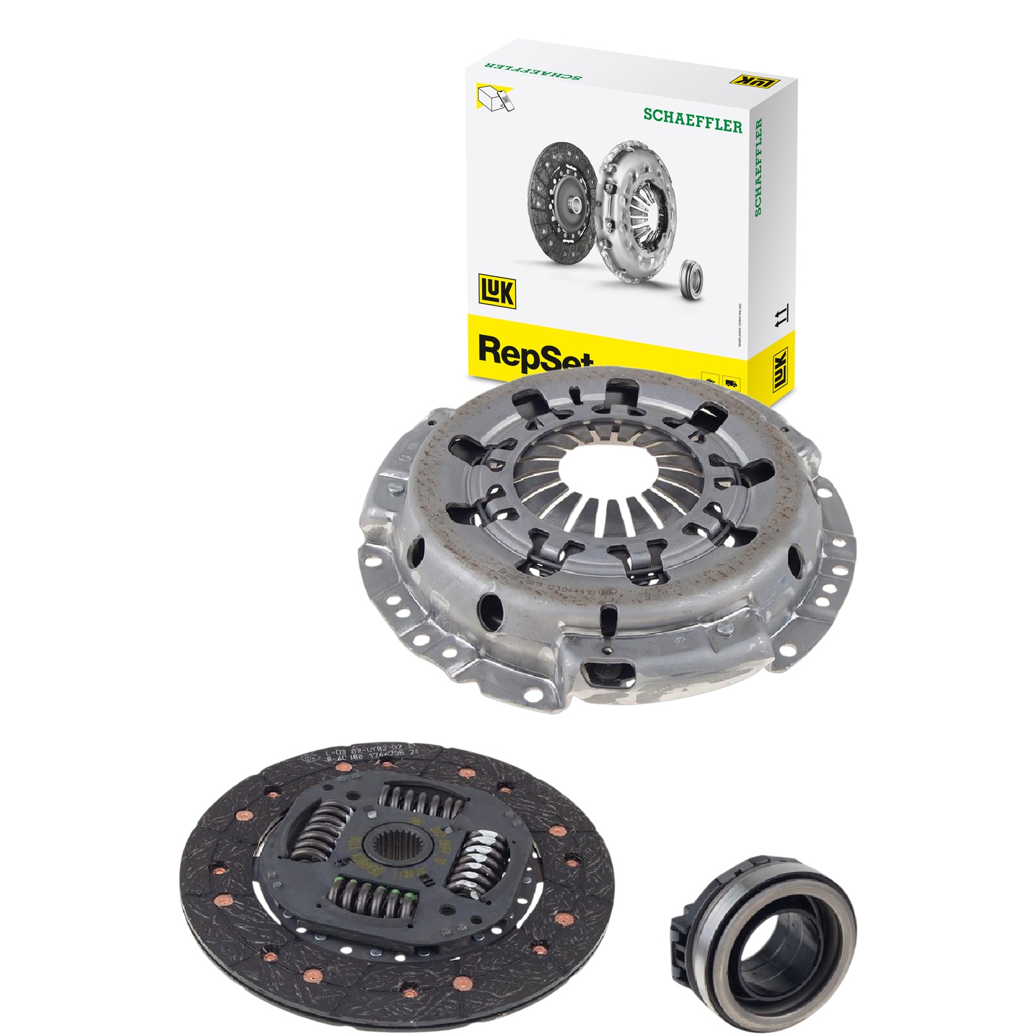 Kit de Embreagem com Disco, Platô e Rolamento para Hyundai H 100 e Mitsubishi L200 - LuK - 623 3183 00
