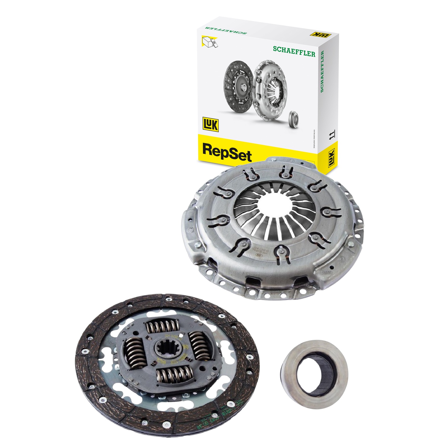 Kit de Embreagem com Disco, Platô e Rolamento para Chevrolet S10 - LuK - 624 3128 00