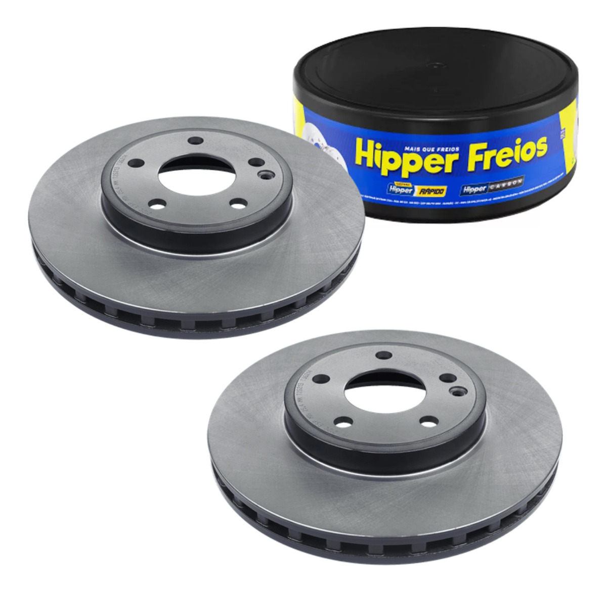 Par Disco Freio Dianteiro - Hipper Freios - HF 212C