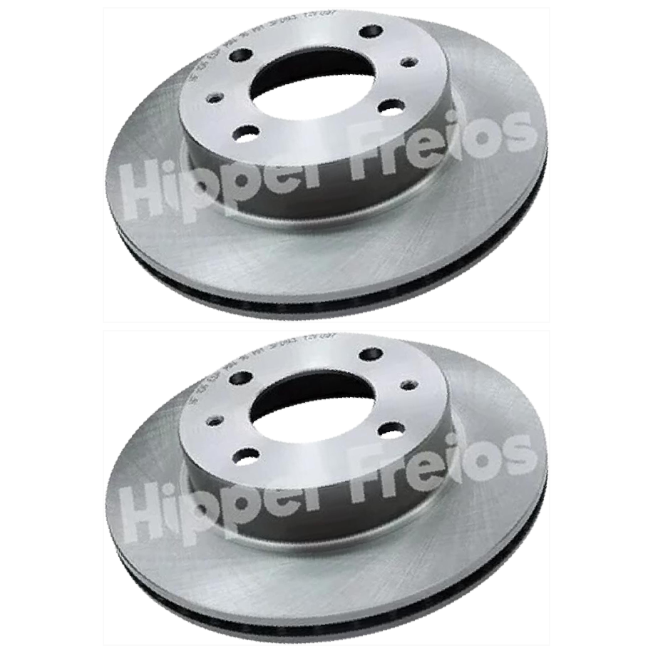 Par Disco Freio Dianteiro - Hipper Freios - HF 106