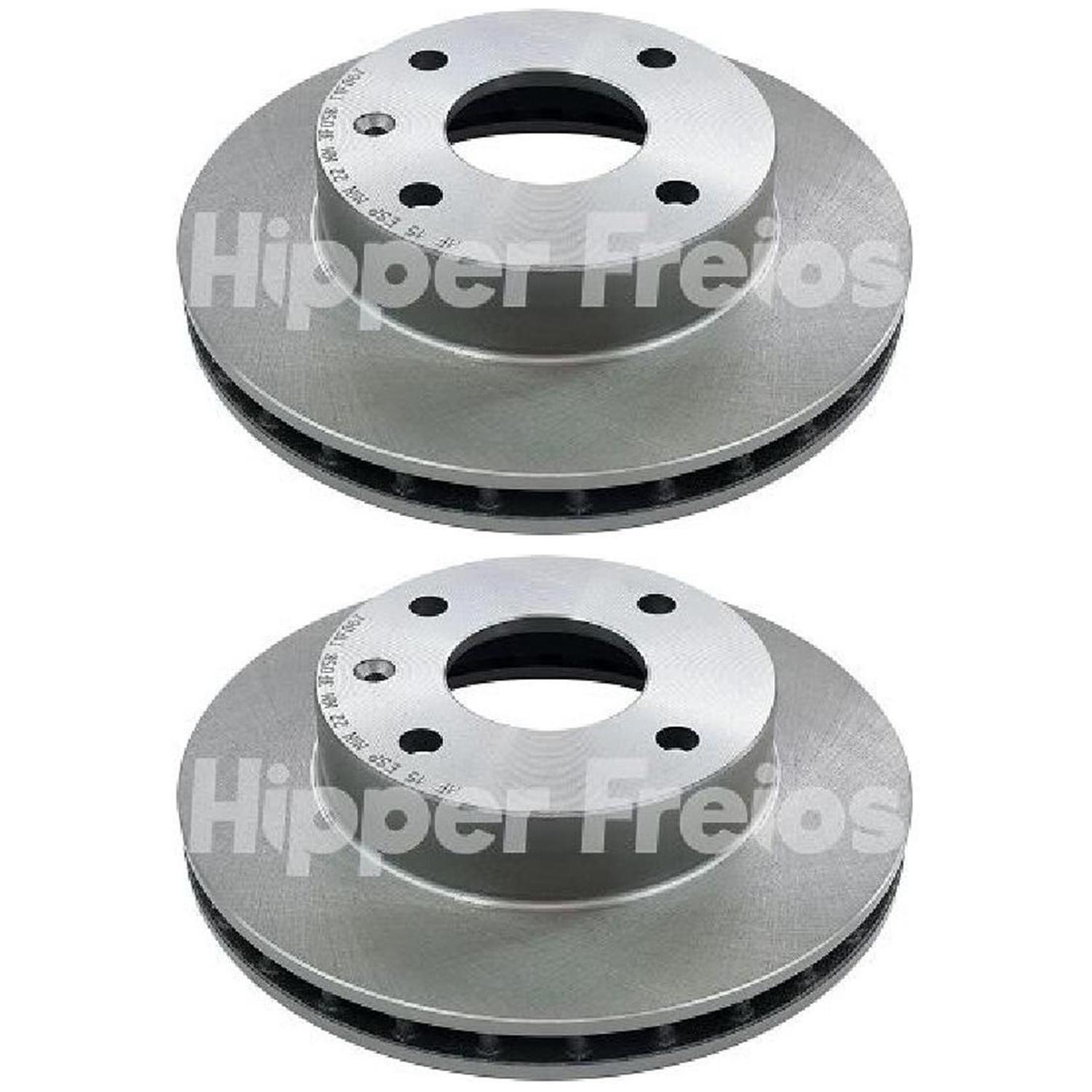 Par Disco Freio Dianteiro - Hipper Freios - HF 15