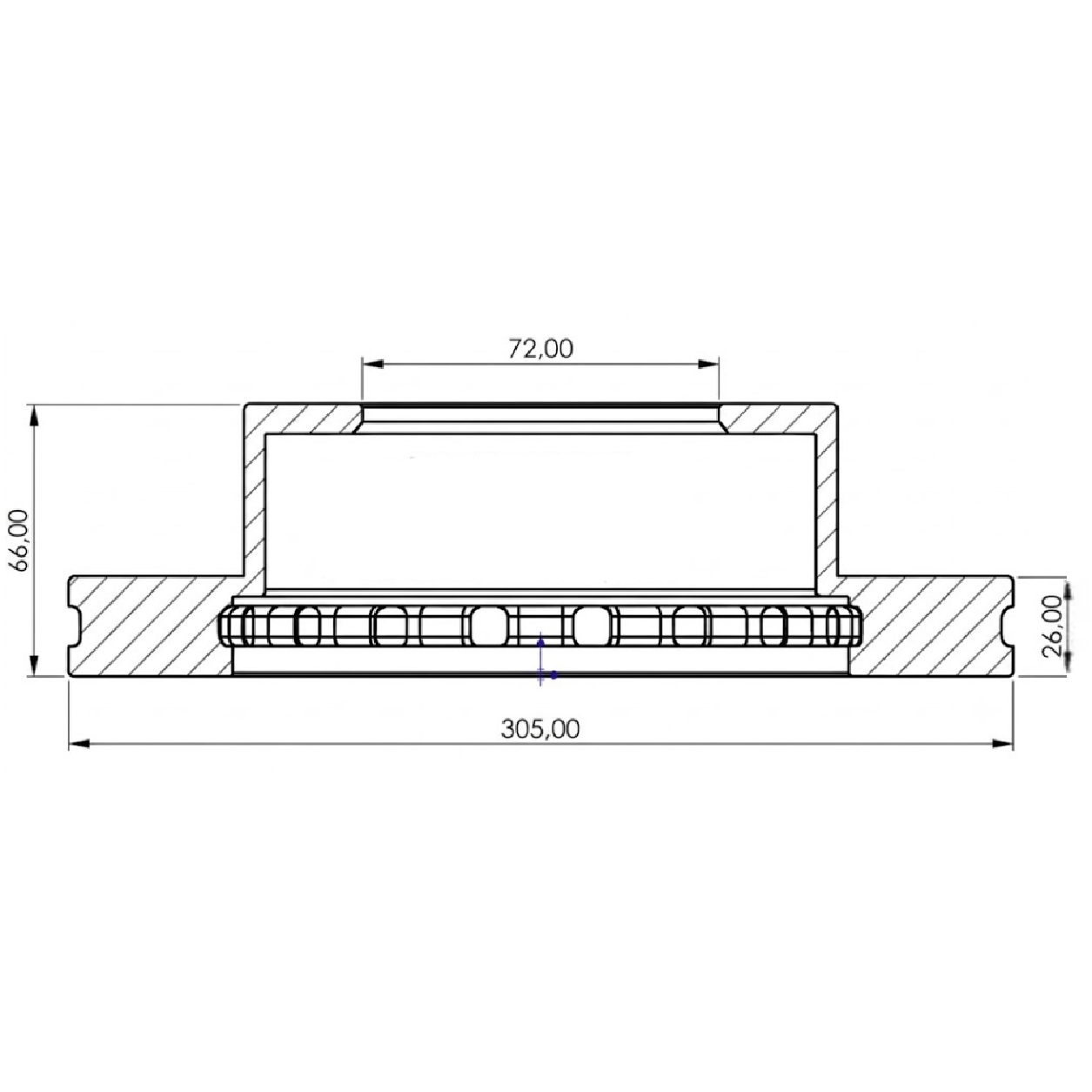 Par Disco de Freio Dianteiro para Ford Explorer e Ranger - Hipper Freios - HF 16P