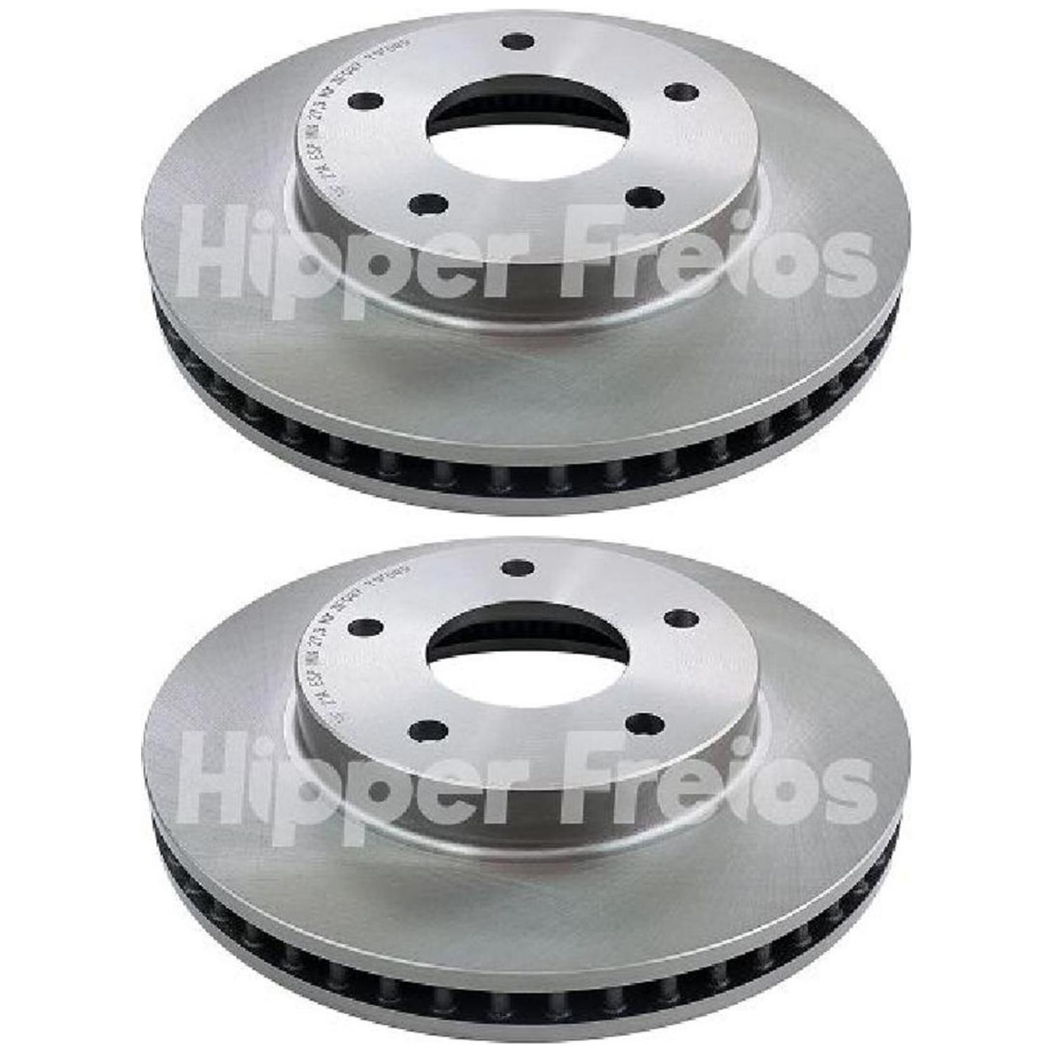 Par Disco de Freio Dianteiro para Chevrolet Blazer e S10 - Hipper Freios - HF 21A