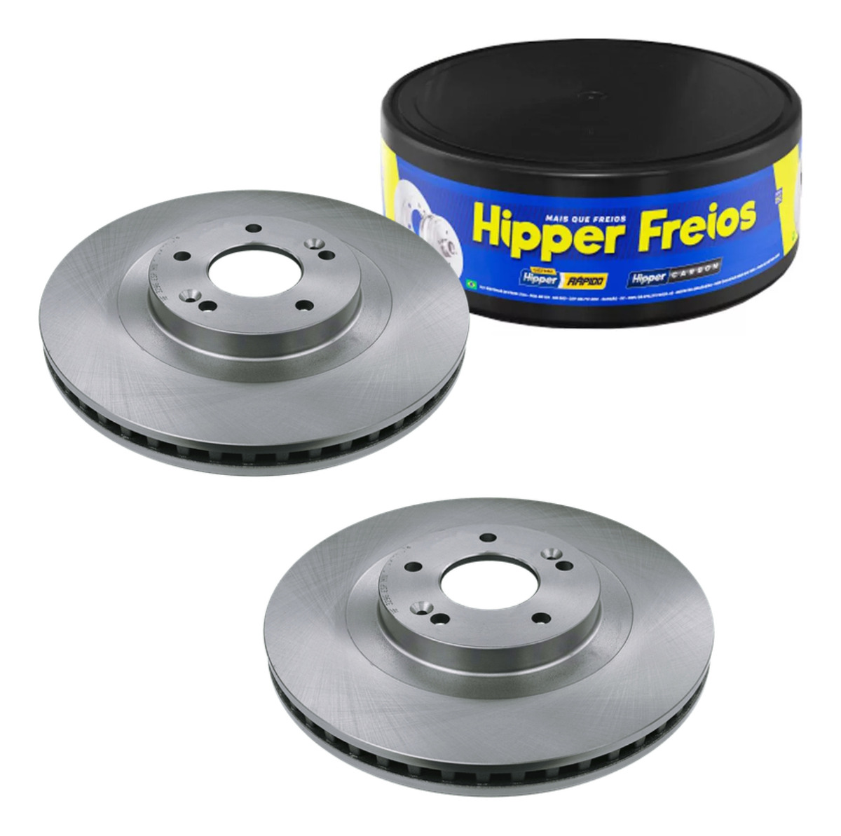 Par Disco Freio Dianteiro - Hipper Freios - HF 329G