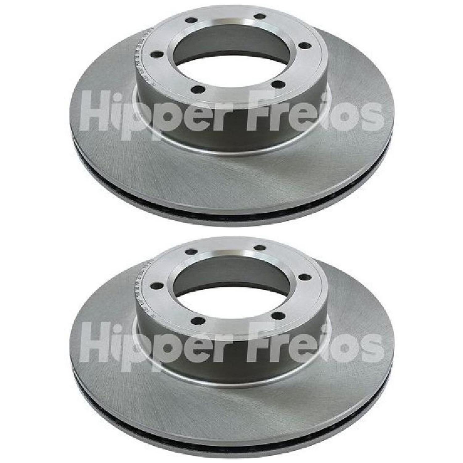 Par Disco de Freio Dianteiro para Toyota Hilux - Hipper Freios - HF 482