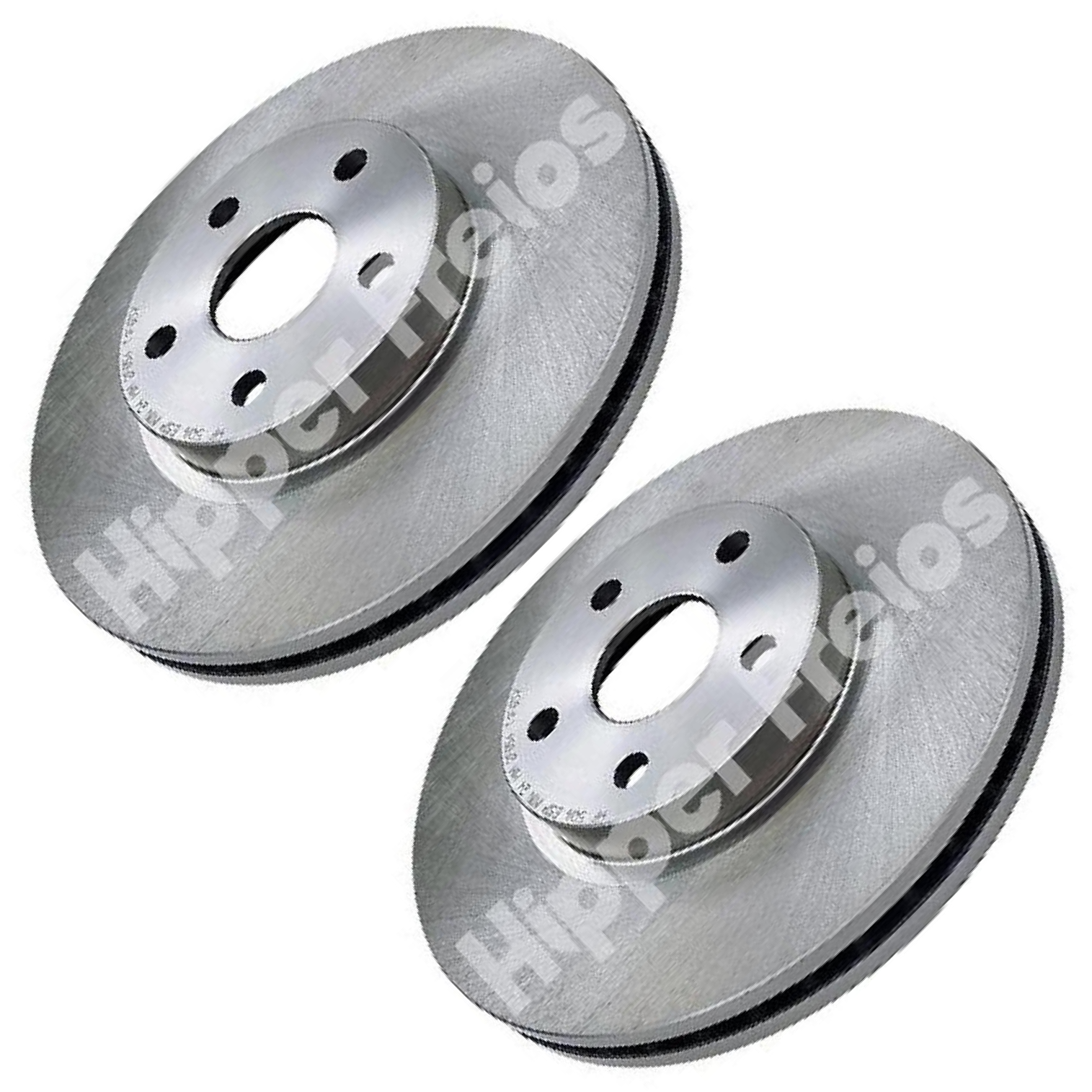 Par Disco de Freio Dianteiro para Toyota Corolla e Fielder - Hipper Freios - HF 504