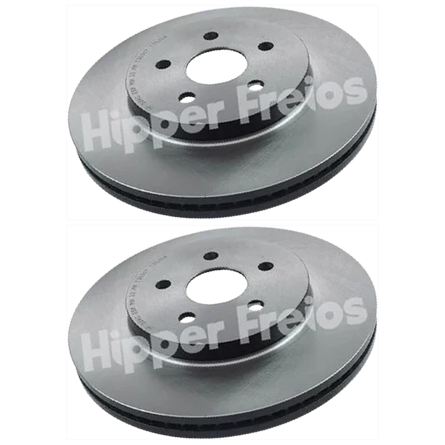 Par Disco Freio Dianteiro - Hipper Freios - HF 504C