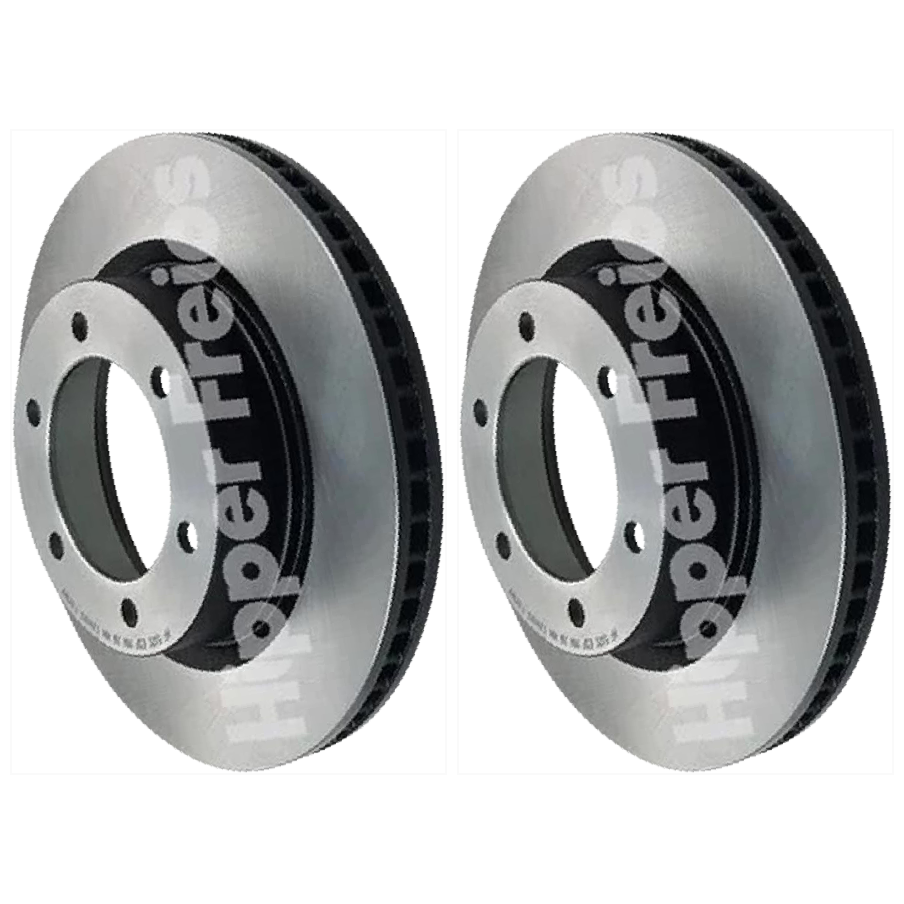 Par Disco de Freio Dianteiro para Toyota Hilux - Hipper Freios - HF 512C