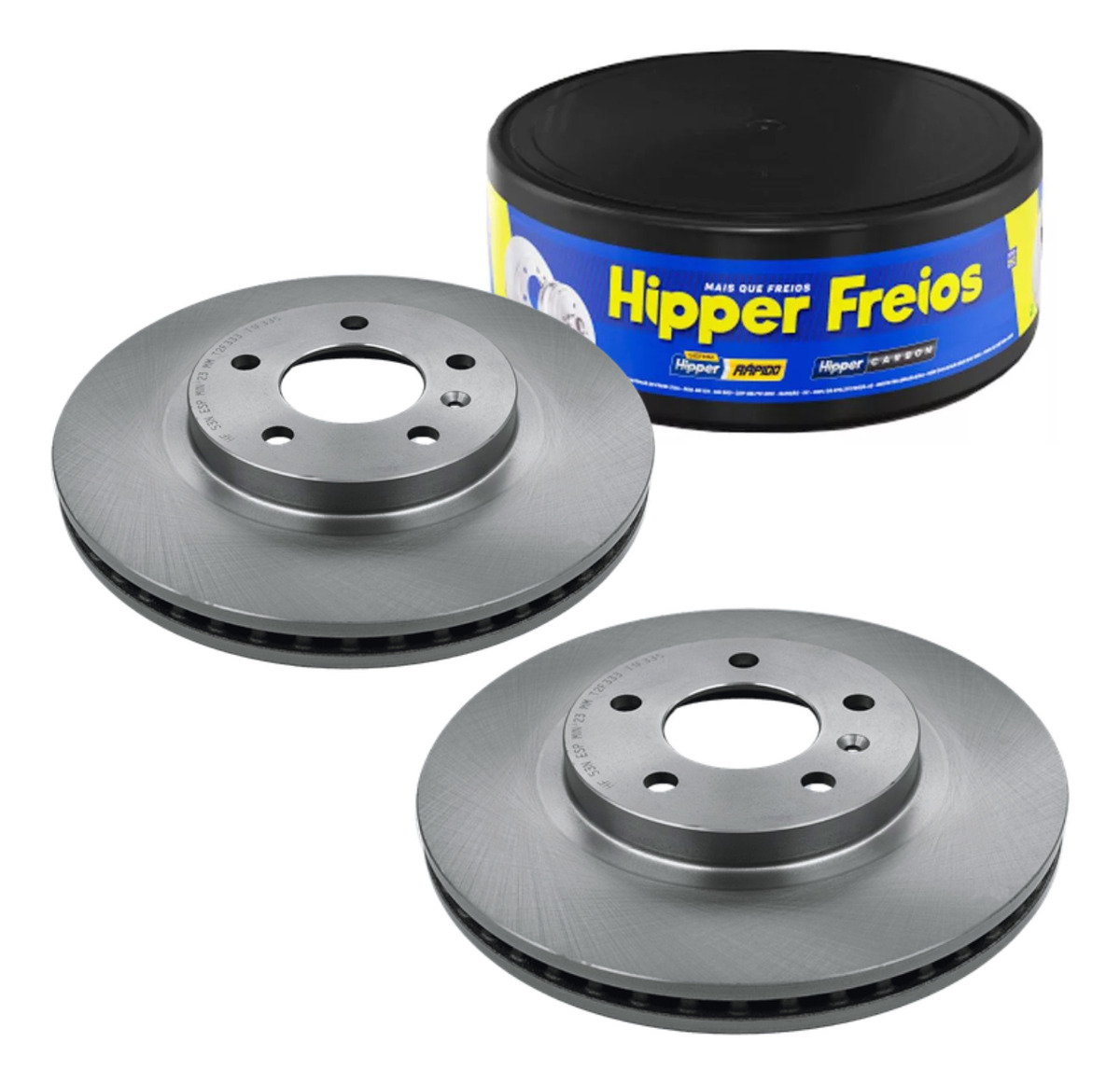 Par Disco Freio Dianteiro - Hipper Freios - HF 53N