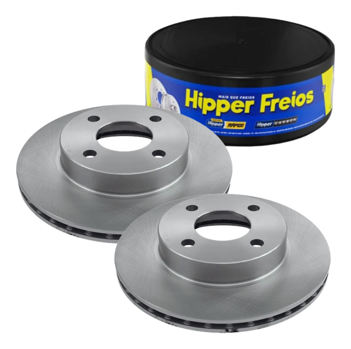 Par Disco Freio Dianteiro - Hipper Freios - HF 609