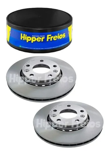 Par Disco Freio Dianteiro - Hipper Freios - HF 730C