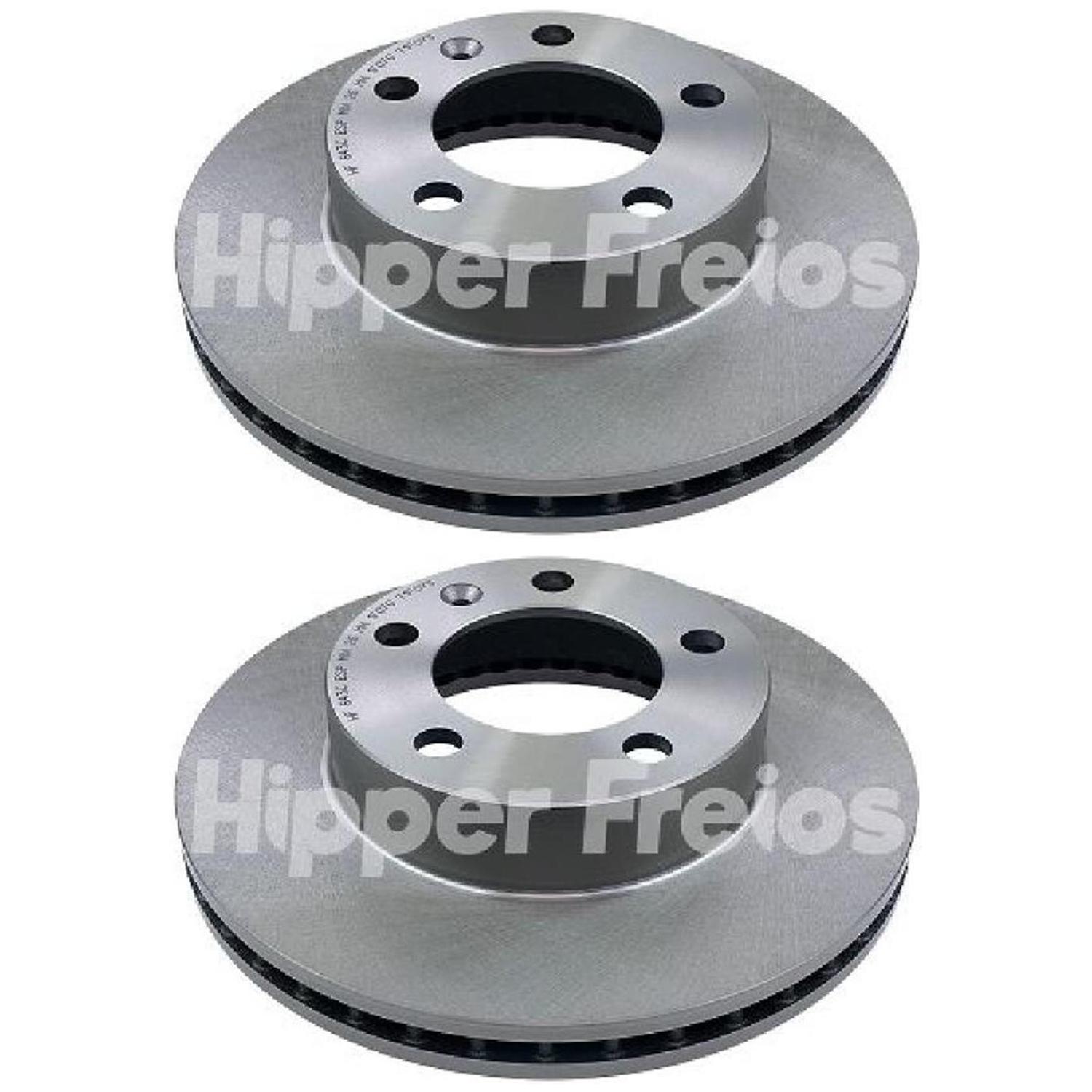 Par Disco Freio Dianteiro - Hipper Freios - HF 843C