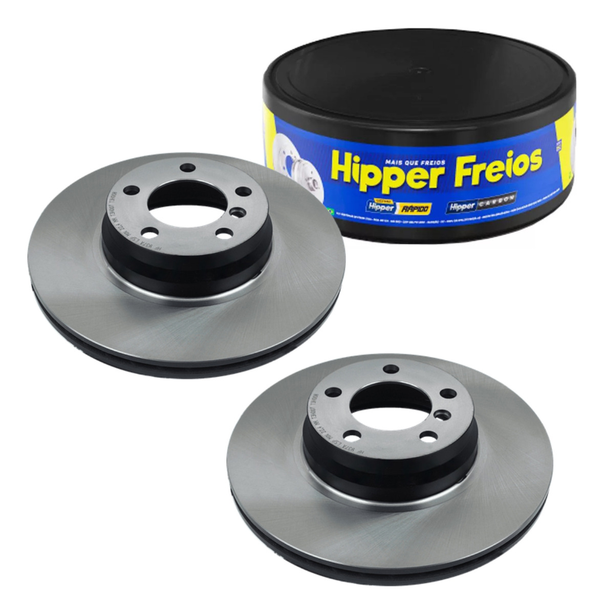 Par Disco Freio Dianteiro - Hipper Freios - HF 937A