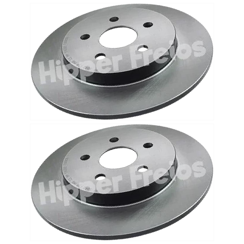 Par Disco Freio Traseiro - Hipper Freios - HF 504D