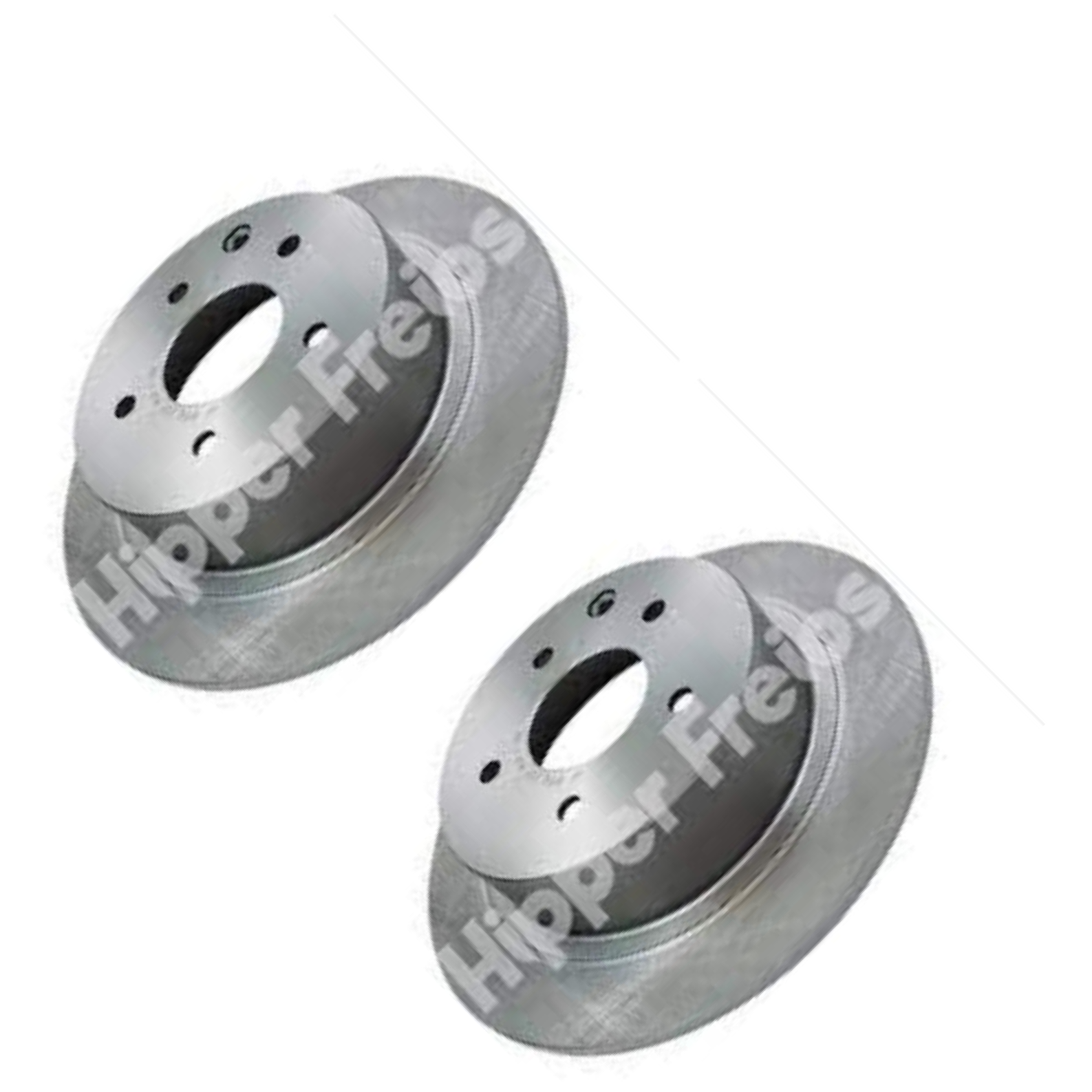 Par Disco de Freio Traseiro para Nissan Altima e Sentra - Hipper Freios - HF 615C