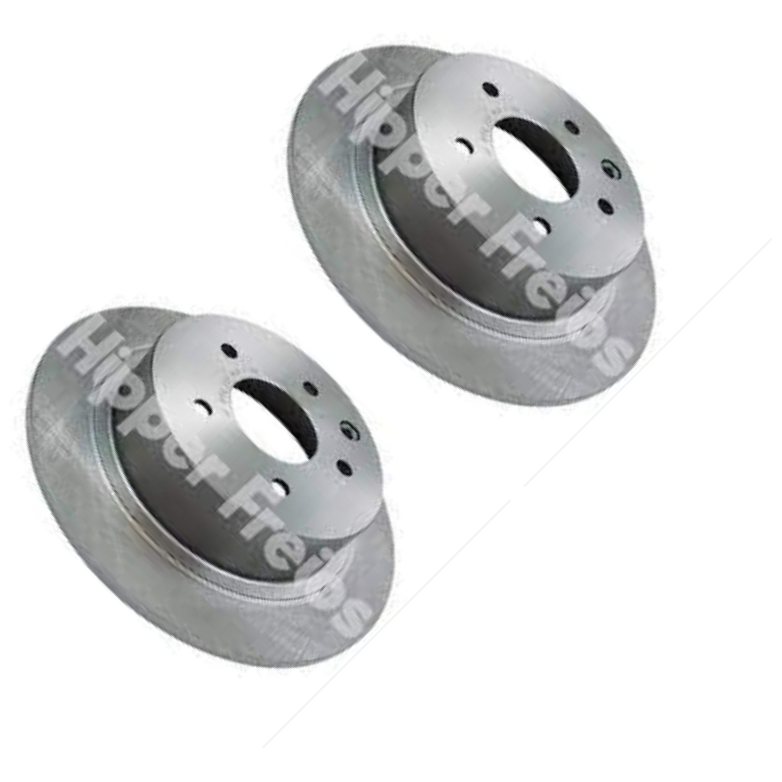 Par Disco de Freio Traseiro para Nissan Altima e Sentra - Hipper Freios - HF 615C