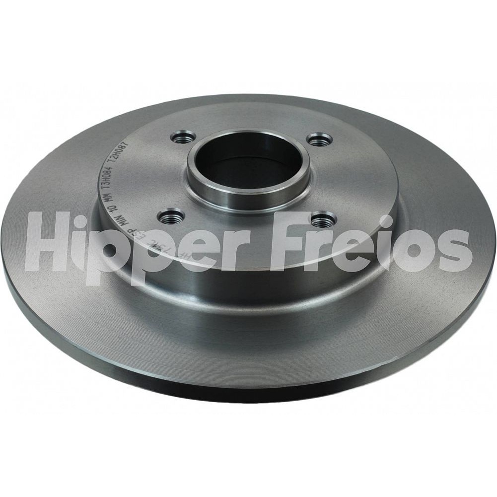 Disco de Freio Sólido Traseiro 1 Unidade - Hipper Freios - HF 751C-KT