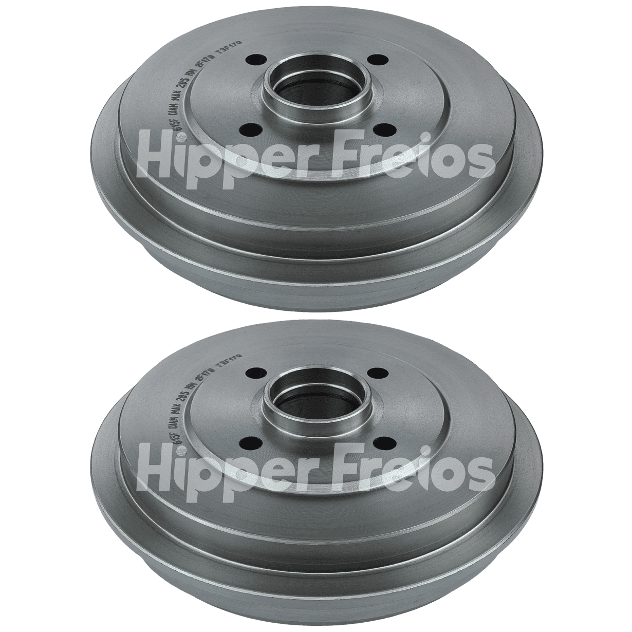 Par Disco Freio Traseiro - Hipper Freios - HF 808F