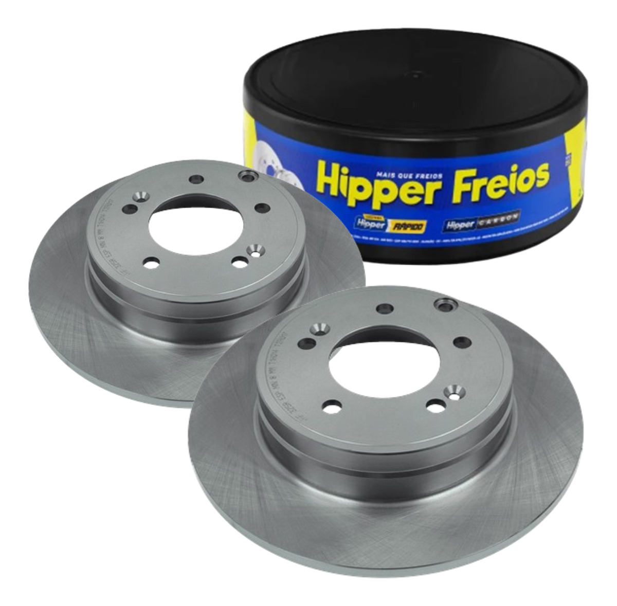 Par Disco Freio Traseiro - Hipper Freios - HF 325R