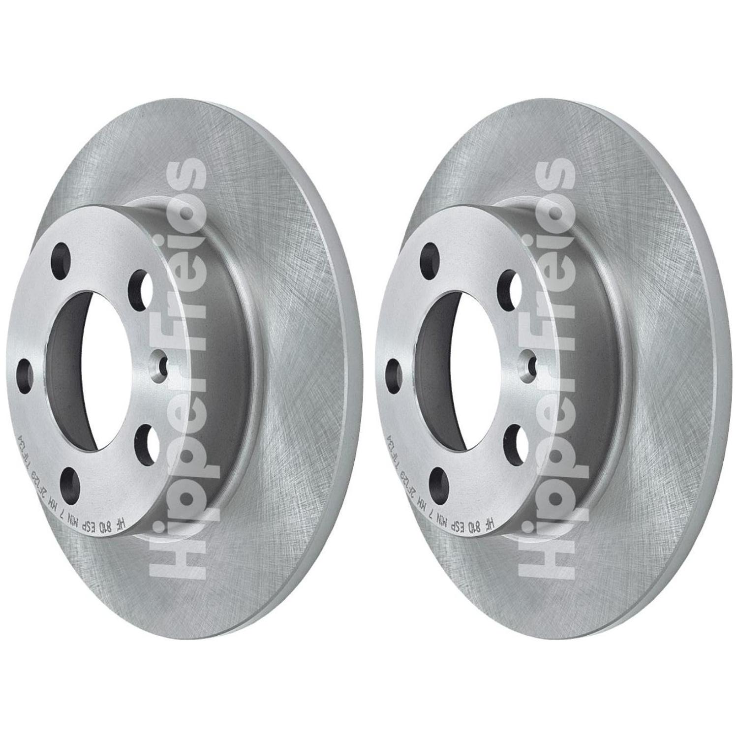 Par Disco Freio Traseiro - Hipper Freios - HF 81D