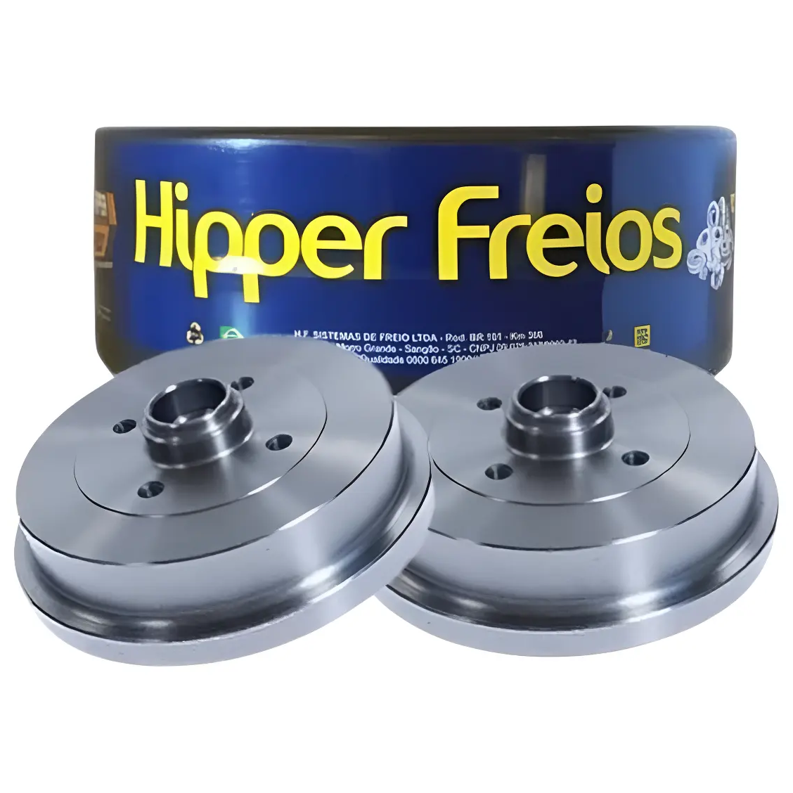 Par Tambor Freio Traseiro - Hipper Freios - HF 08