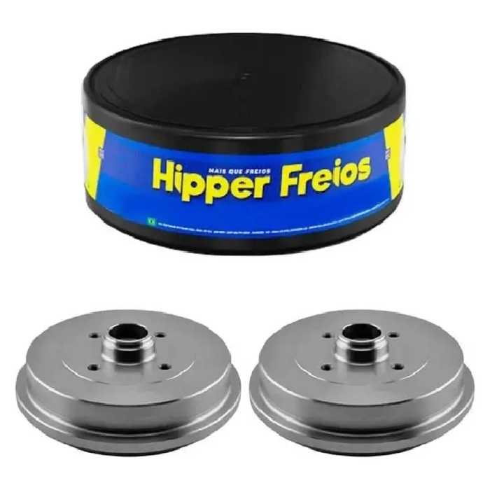 Par Tambor Freio Traseiro - Hipper Freios - HF 08