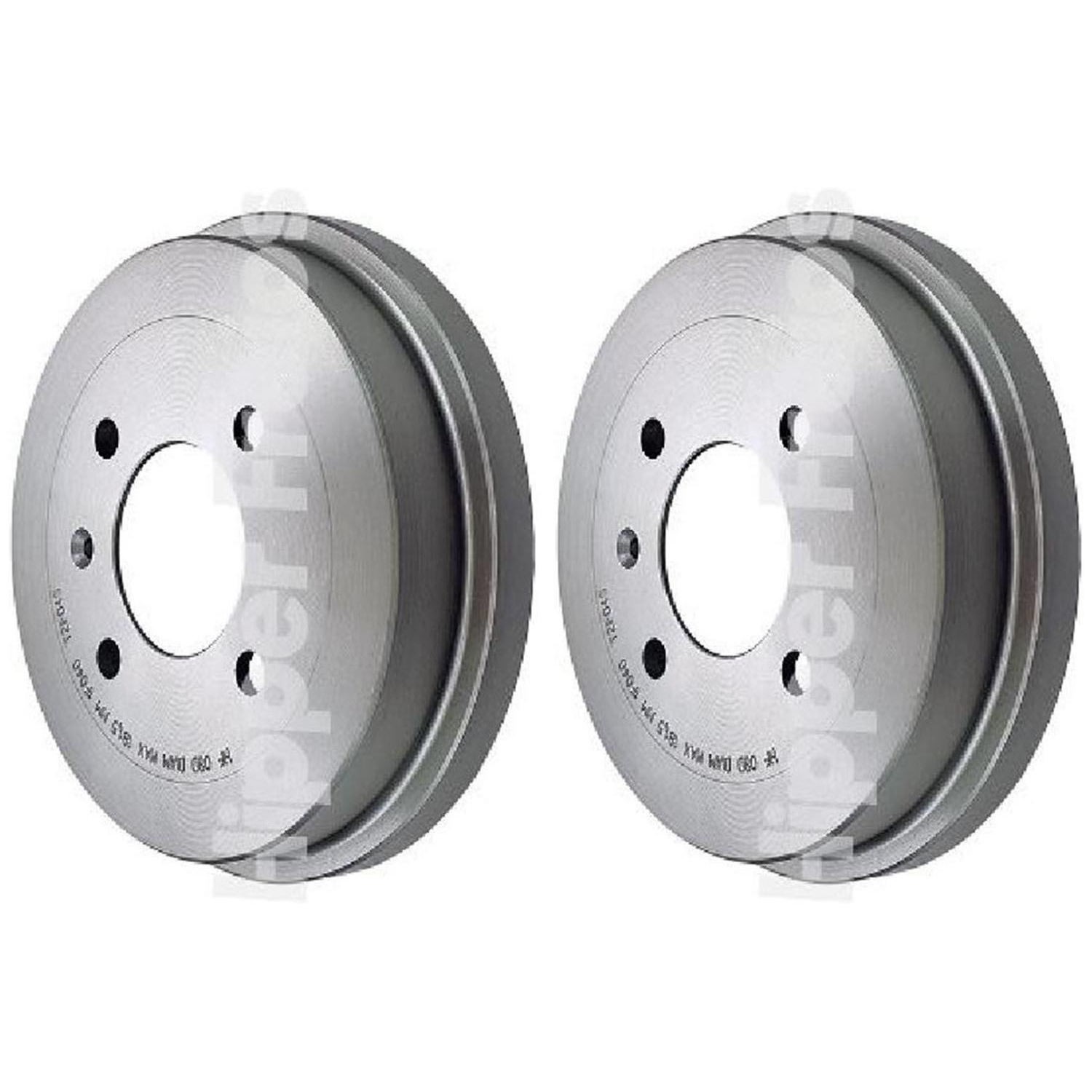Par Tambor de Freio Traseiro para Volkswagen Gol e VOYAGE - Hipper Freios - HF 08D