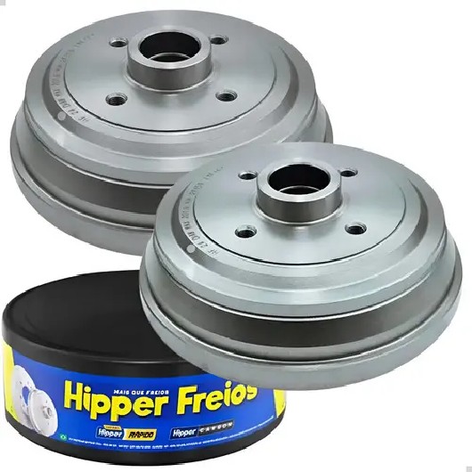 Par Tambor Freio Traseiro - Hipper Freios - HF 24