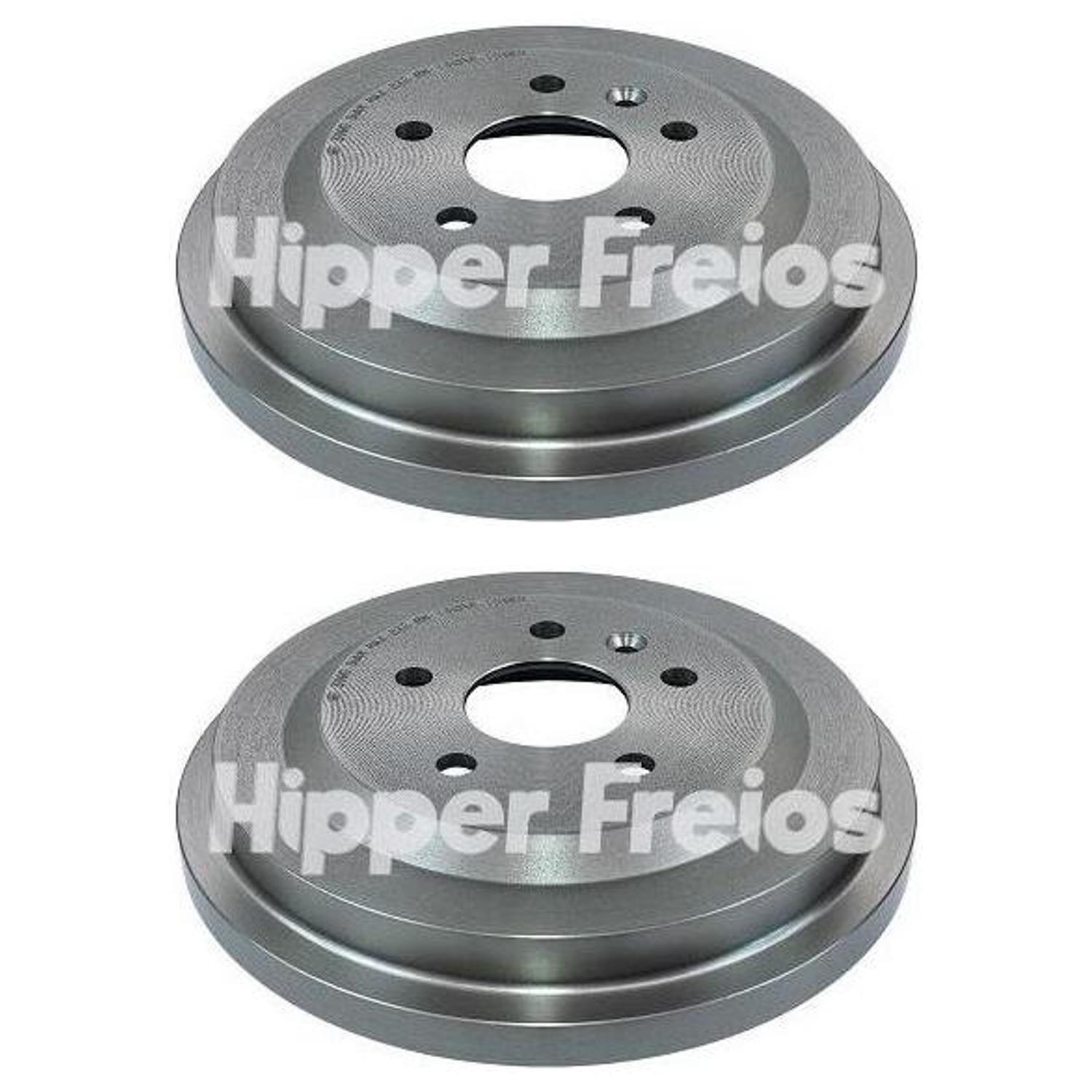 Par Tambor de Freio Traseiro para Chevrolet Tracker - Hipper Freios - HF 308G