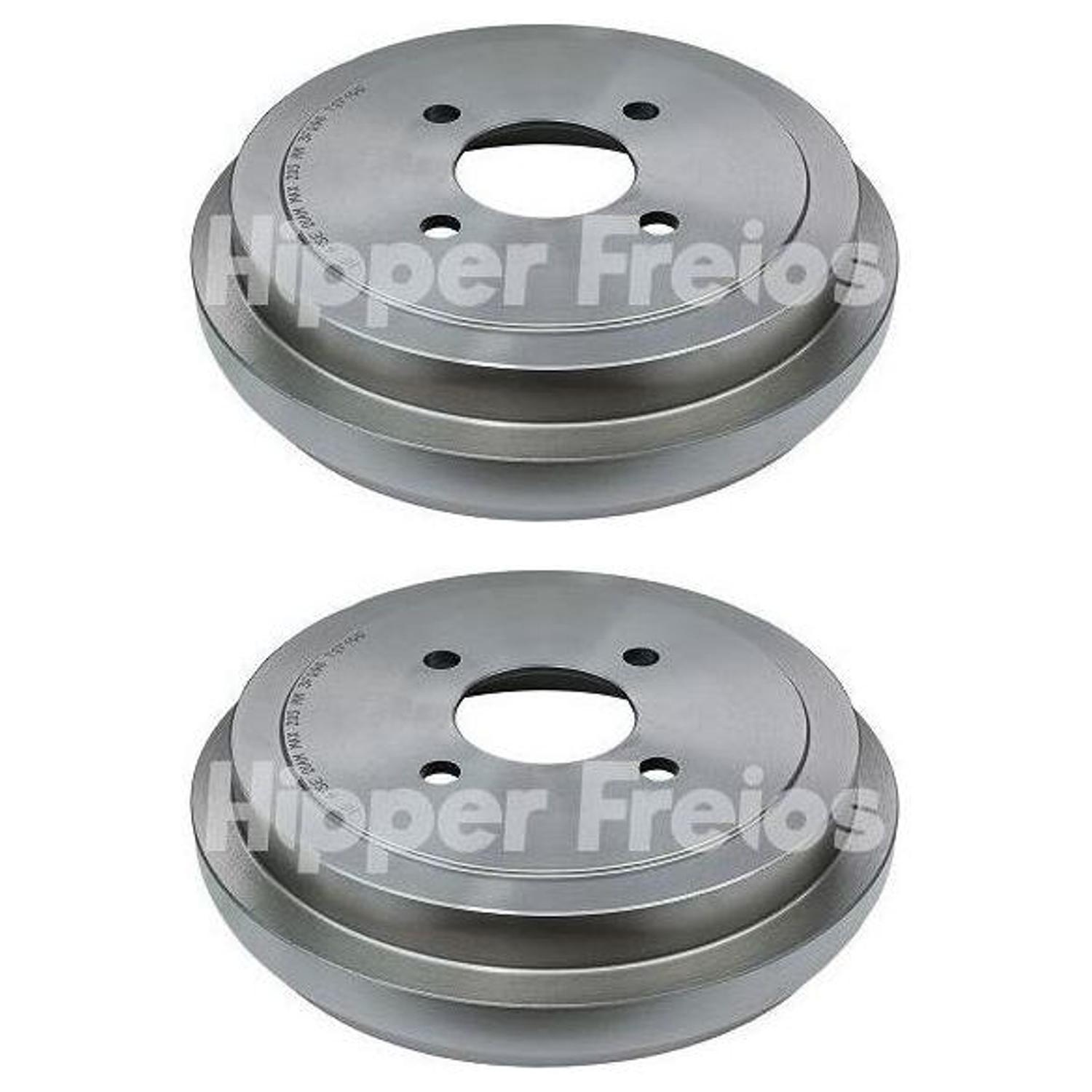 Par Tambor de Freio Traseiro para Nissan Kicks e Versa - Hipper Freios - HF 615E